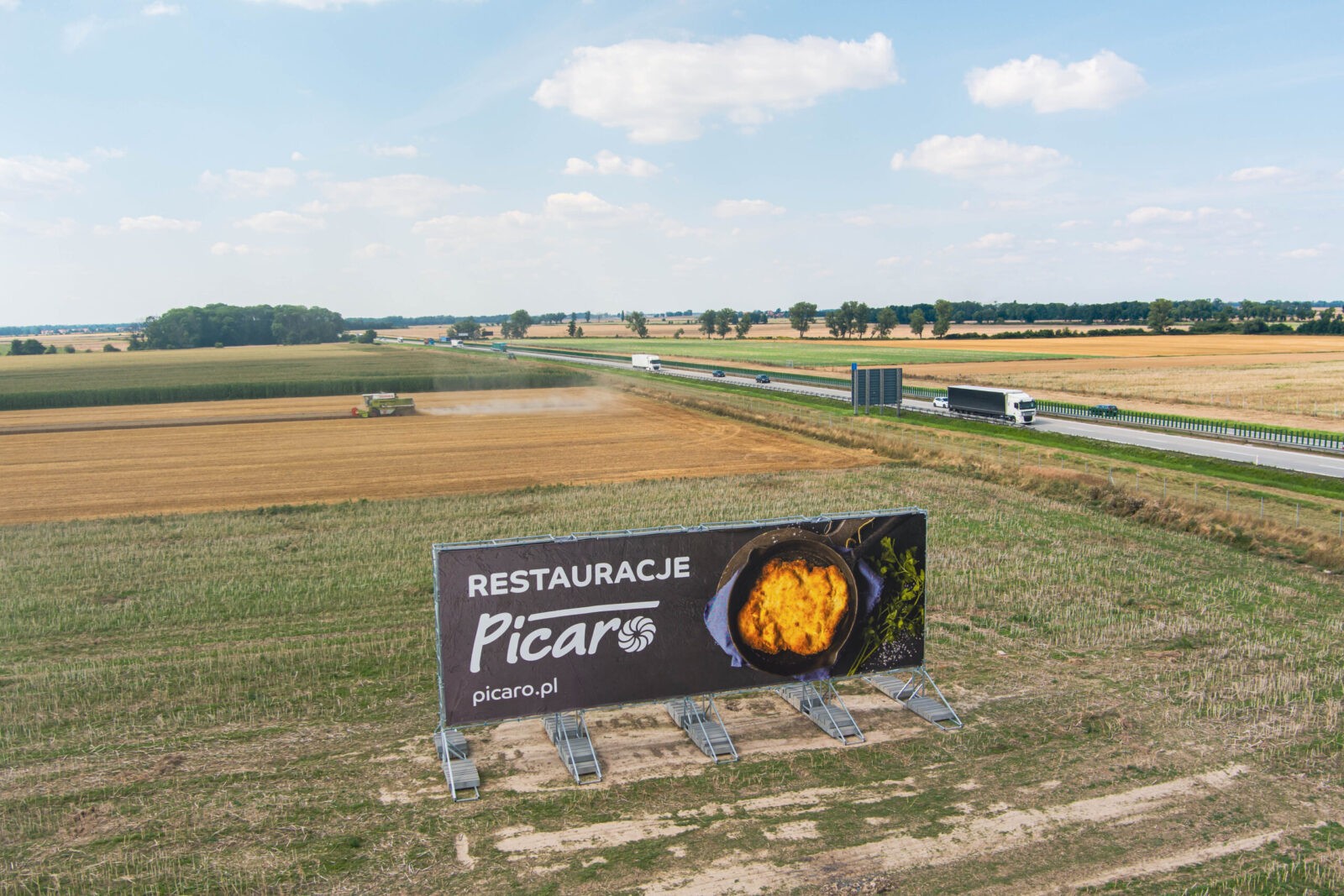 Kampania reklamowa restauracja PICARO przy trasie