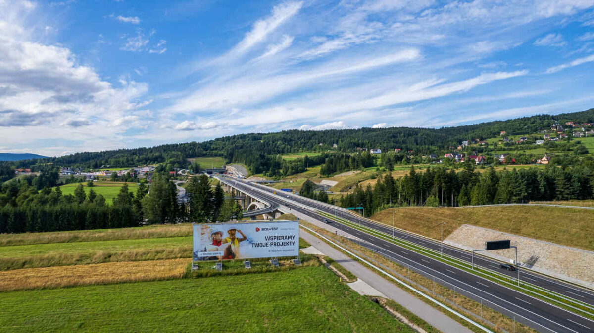 Billboard do wynajęcia przy zakopiance