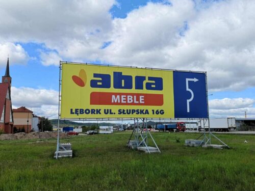 Konstrukcja reklamowa 12x4m