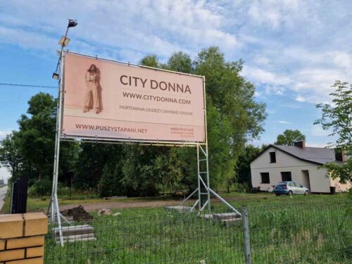 Konstrukcja reklamowa 6x3